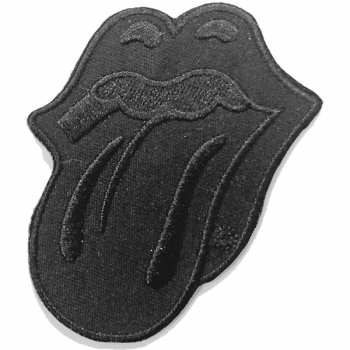 Merch The Rolling Stones: Felvarró Classic Tongue Black