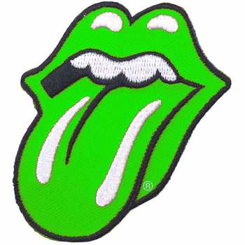 Merch The Rolling Stones: Felvarró Classic Tongue Green 
