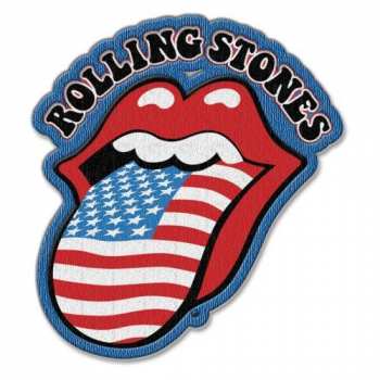 Merch The Rolling Stones: Felvarró Us Tongue With Iron On Finish