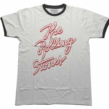 Merch The Rolling Stones: Ringer Póló Signature Logo The Rolling Stones
