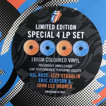 4LP The Rolling Stones: Steel Wheels Live Atlantic City New Jersey LTD | CLR