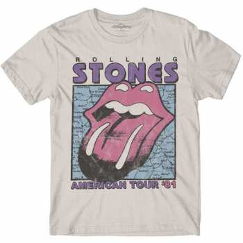 Merch The Rolling Stones: Póló American Tour Map 