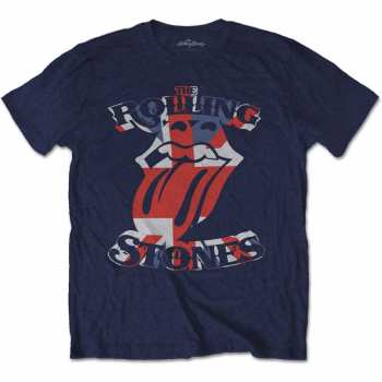 Merch The Rolling Stones: Póló British Flag Tongue 