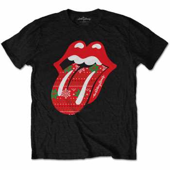 Merch The Rolling Stones: Póló Christmas Tongue 