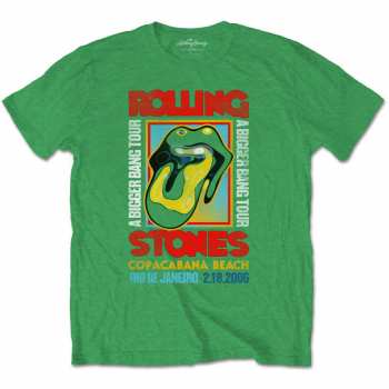 Merch The Rolling Stones: Póló Copacabana Green 