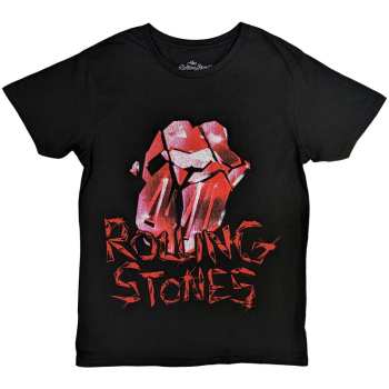 Merch The Rolling Stones: Póló Hackney Diamonds Cracked Glass Tongue