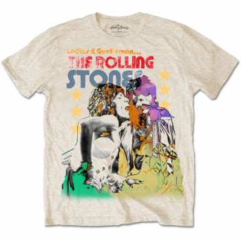 Merch The Rolling Stones: Póló Mick & Keith Watercolour Stars