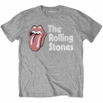 Merch The Rolling Stones: Póló Scratched Logo The Rolling Stones 