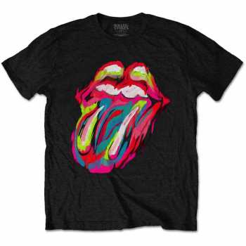 Merch The Rolling Stones: Póló Sixty Brushstroke Tongue