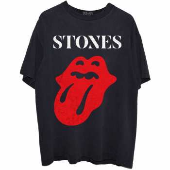 Merch The Rolling Stones: Póló Sixty Classic Vintage Solid Tongue