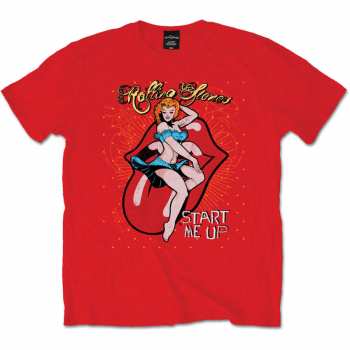 Merch The Rolling Stones: Póló Start Me Up 