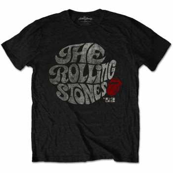Merch The Rolling Stones: Póló Swirl Logo The Rolling Stones '82 