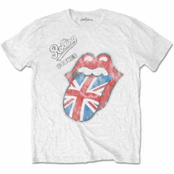 Merch The Rolling Stones: Póló Vintage British Tongue 