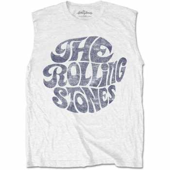 Merch The Rolling Stones: Vest Póló Vintage 70s Logo The Rolling Stones 