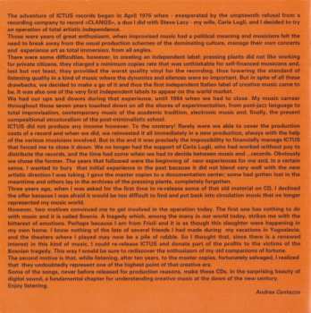 CD Andrea Centazzo: The Bay