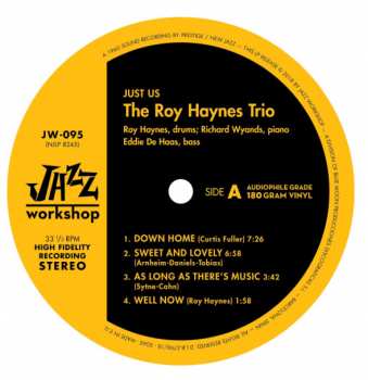 LP The Roy Haynes Trio: Just Us LTD