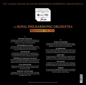 LP The Royal Philharmonic Orchestra: Remember The 70's LTD | NUM | CLR