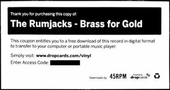 LP The Rumjacks: Brass For Gold