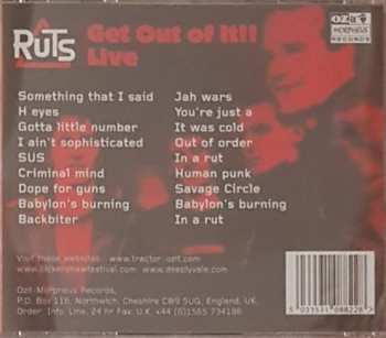 CD The Ruts: Get Out Of It!!