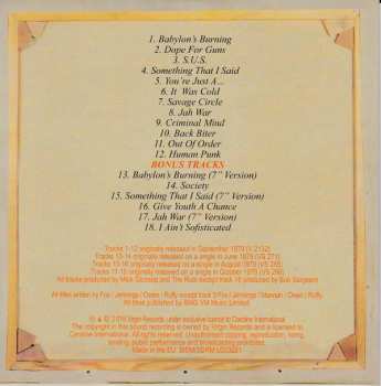 4CD/Dobozkészlet The Ruts: The Virgin Years