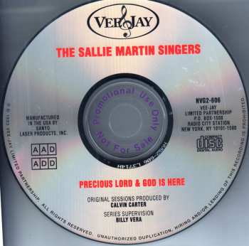 CD The Sallie Martin Singers: Precious Lord & God Is Here