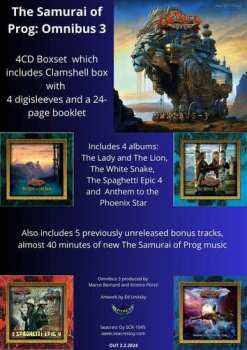 4CD/Dobozkészlet The Samurai Of Prog: Omnibus – 3