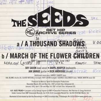 SP The Seeds: A Thousand Shadows / March Of The Flower Children