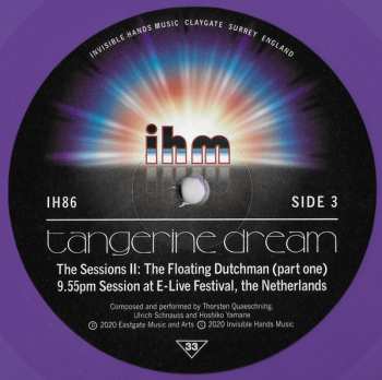 2LP Tangerine Dream: The Sessions II CLR