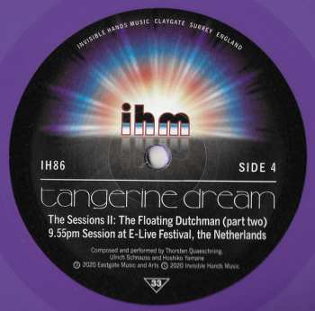 2LP Tangerine Dream: The Sessions II CLR
