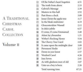 CD The Sixteen: A Traditional Christmas Carol Collection Volume II