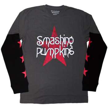 Merch The Smashing Pumpkins: Layered Long Sleeve Póló Star Logo The Smashing Pumpkins