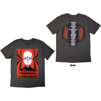 Merch The Smashing Pumpkins: The Smashing Pumpkins Unisex T-shirt: Billy (charcoal Grey) (back Print) (small) S