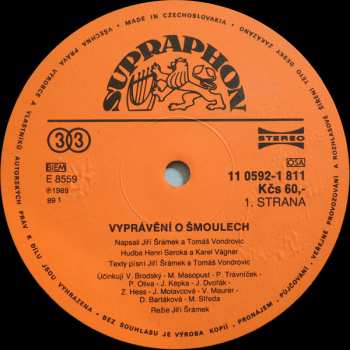 LP The Smurfs: Vyprávění O Šmoulech