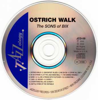 CD The Sons Of Bix: Ostrich Walk