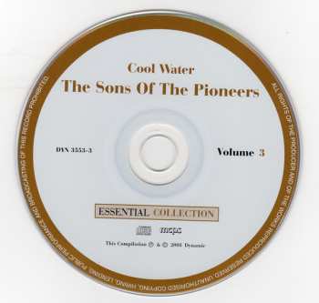 3CD The Sons Of The Pioneers: Cool Water