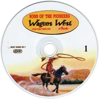 4CD/Dobozkészlet The Sons Of The Pioneers: Wagons West