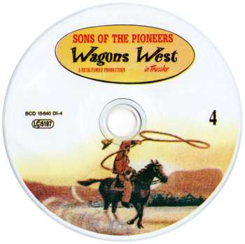 4CD/Dobozkészlet The Sons Of The Pioneers: Wagons West