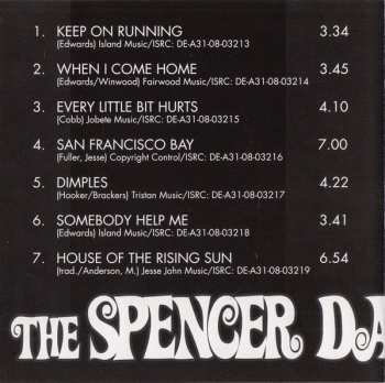 CD The Spencer Davis Group: Live In Manchester