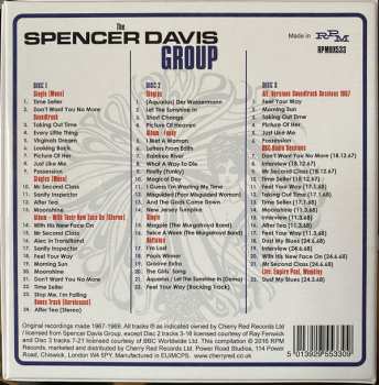 3CD/Dobozkészlet The Spencer Davis Group: Taking Out Time: (Complete Recordings 1967-1969)