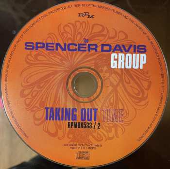 3CD/Dobozkészlet The Spencer Davis Group: Taking Out Time: (Complete Recordings 1967-1969)