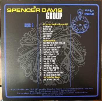 3CD/Dobozkészlet The Spencer Davis Group: Taking Out Time: (Complete Recordings 1967-1969)