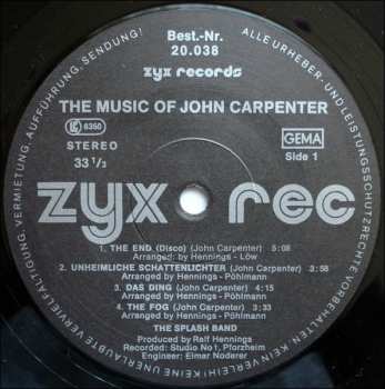 LP The Splash Band: The Music Of John Carpenter CLR