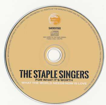 3CD/Dobozkészlet The Staple Singers: For What It's Worth (The Complete Epic Recordings 1964-1968)