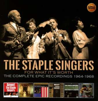 3CD/Dobozkészlet The Staple Singers: For What It's Worth (The Complete Epic Recordings 1964-1968)