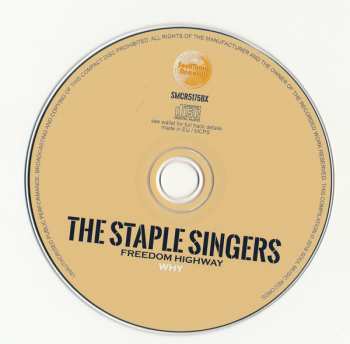 3CD/Dobozkészlet The Staple Singers: For What It's Worth (The Complete Epic Recordings 1964-1968)