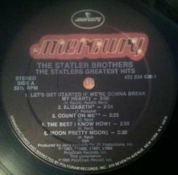 LP The Statler Brothers: The Statlers Greatest Hits
