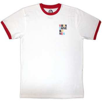 Merch The Stone Roses: Ringer Póló Side Text Ringer