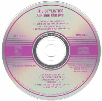 CD The Stylistics: All-Time Classics