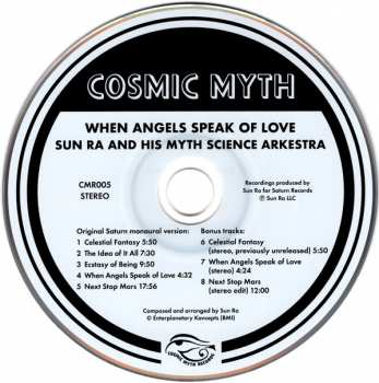 CD The Sun Ra Arkestra: When Angels Speak Of Love