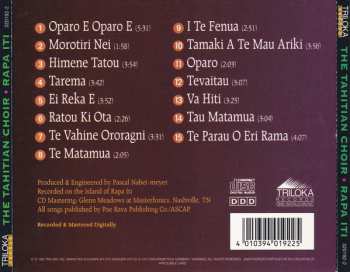 CD The Tahitian Choir: Rapa Iti